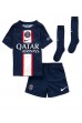 Fotbalové Dres Paris Saint-Germain Kylian Mbappe #7 Dětské Domácí Oblečení 2022-23 Krátký Rukáv (+ trenýrky)
